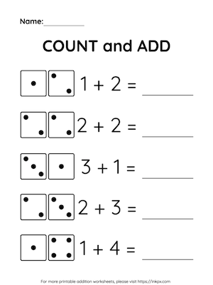 Kindergarten Addition Worksheets Free Addition Worksheets For 