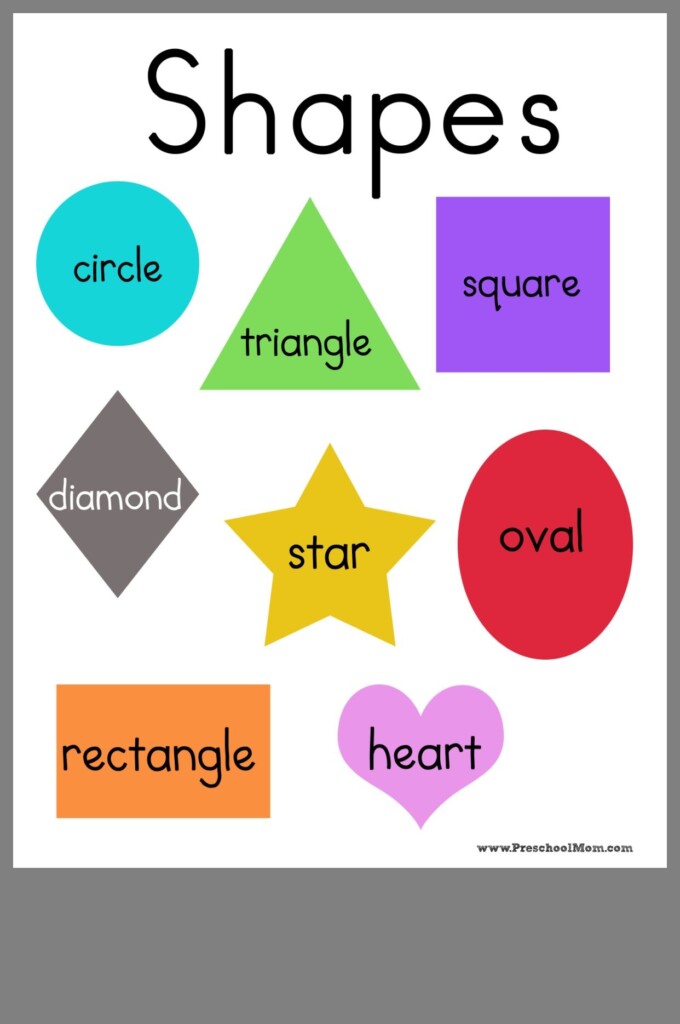 Kindergarten Shape Worksheets Free Printables Printable Sight Words List
