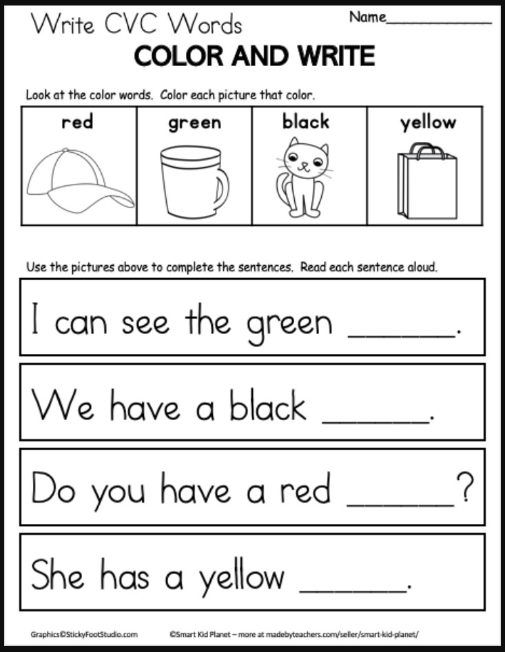 Kindergarten Writing Worksheets Free Printable Kindergarten Worksheets