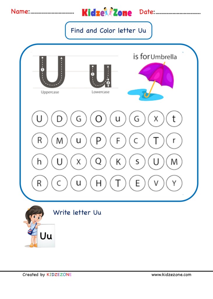 Letter U Printable Worksheets Worksheets Sounds Phonics Worksheet Vowel 