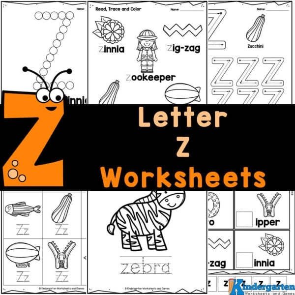 Letter Z Worksheets For Kindergarten Letter Z Activities 