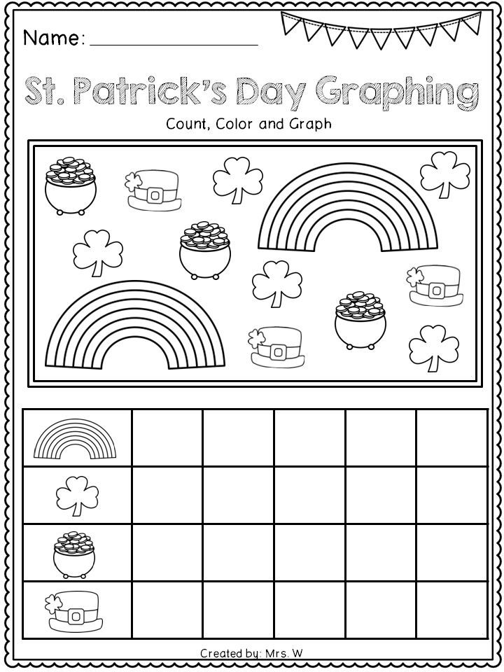 March St Patrick S Day Printable Worksheet Pack Artofit
