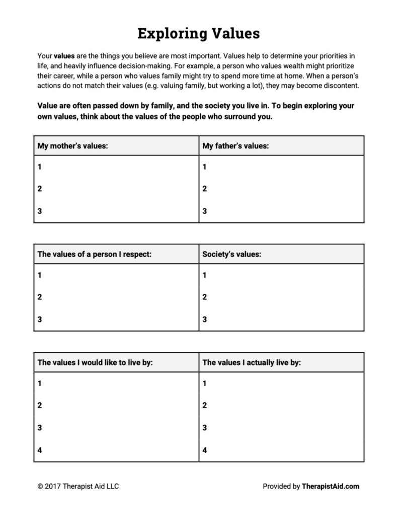 Mental Health Worksheets Printable Ronald Worksheets Mental Health Worksheets Printable Ronald Worksheets