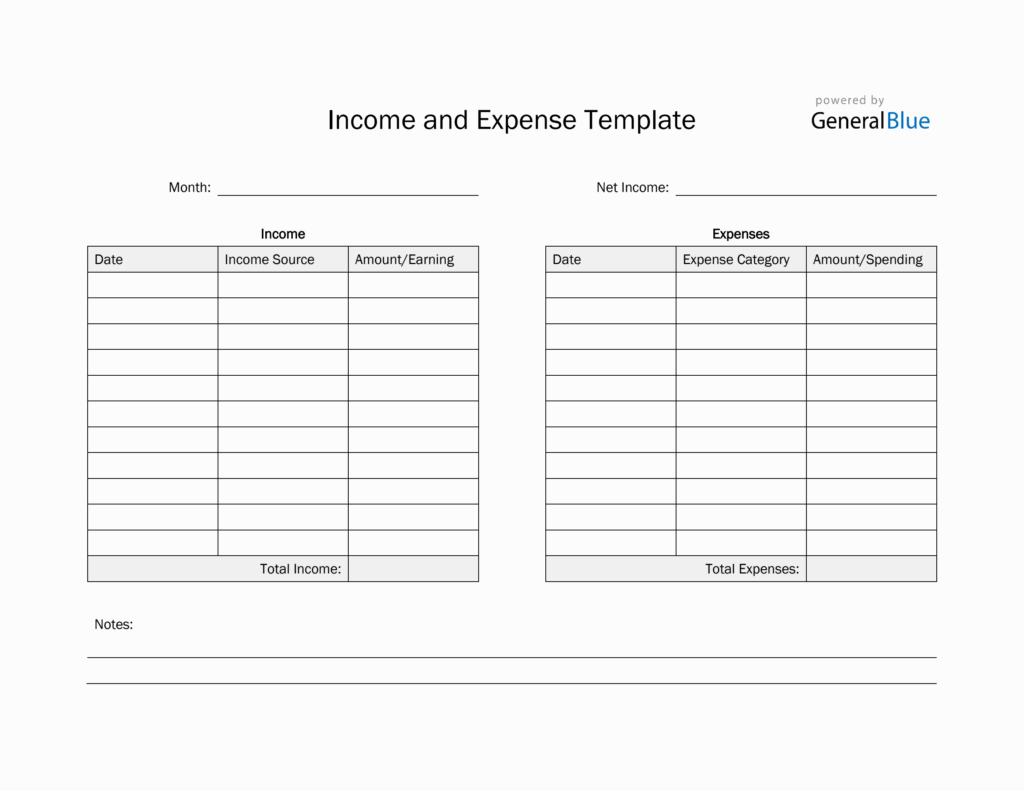 Monthly Income And Expense Account Sheet In Excel 2021 Budget 