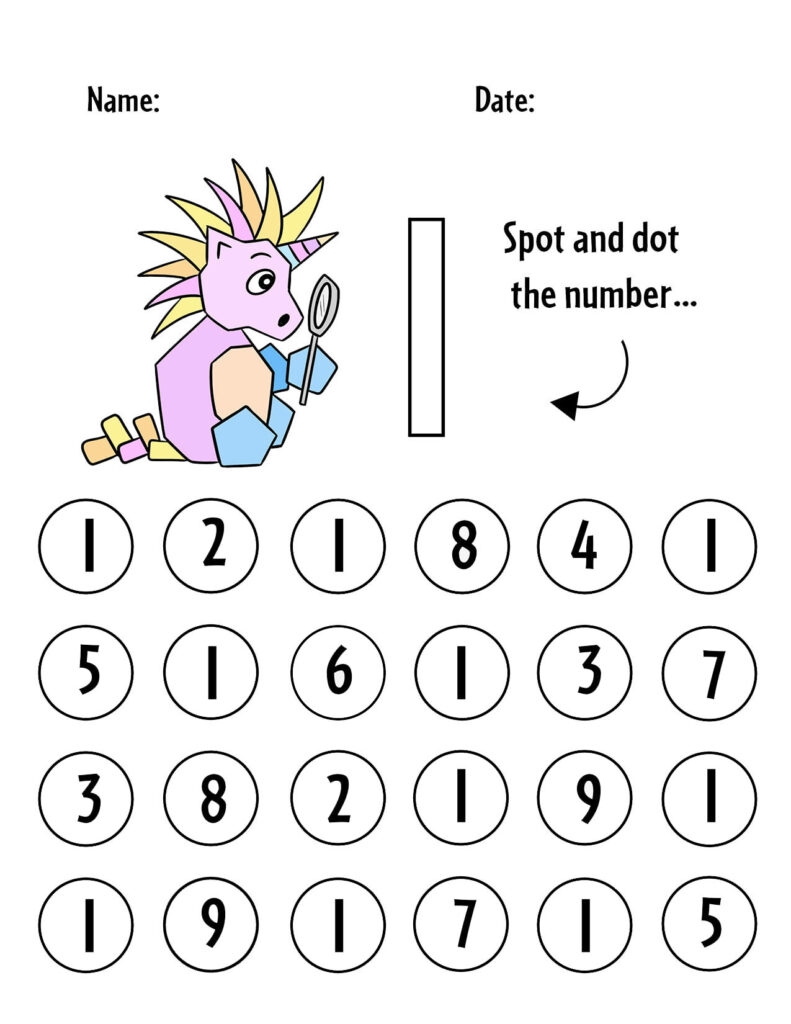 Number Recognition Worksheets Fun And Engaging Activities For Learning 