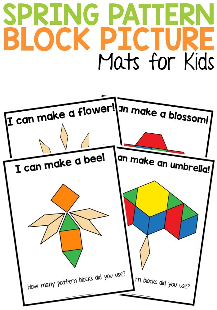 Pattern Block Worksheets Printable AlphabetWorksheetsFree