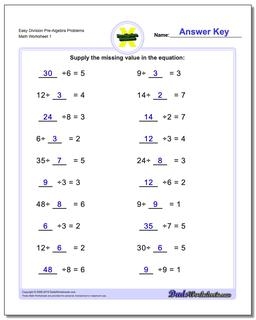 Pre Algebra Worksheets Worksheets Library