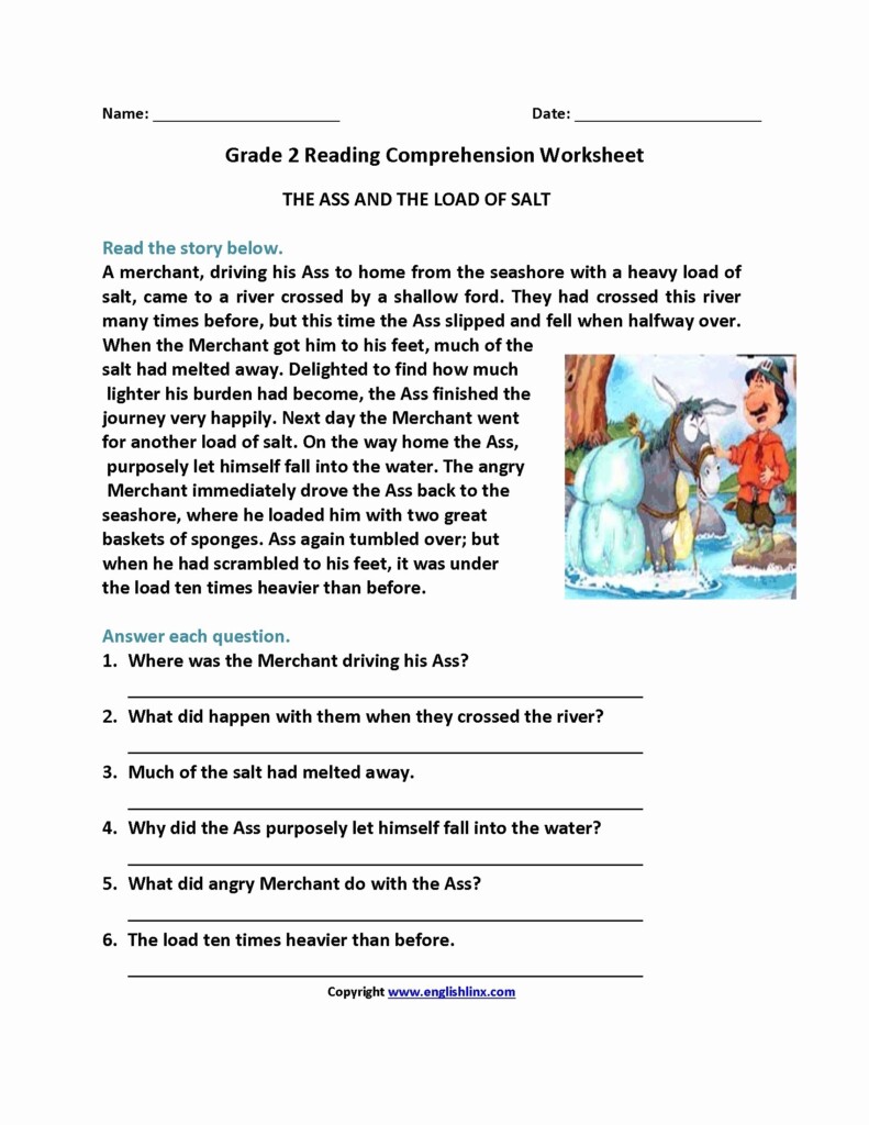 Printable 4th Grade Comprehension Worksheets For Grade 4 Printable Printable 4th Grade Comprehension Worksheets For Grade 4 Printable