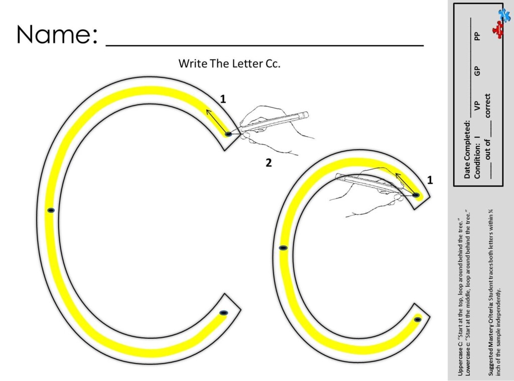 Printable Autism Writing Worksheets