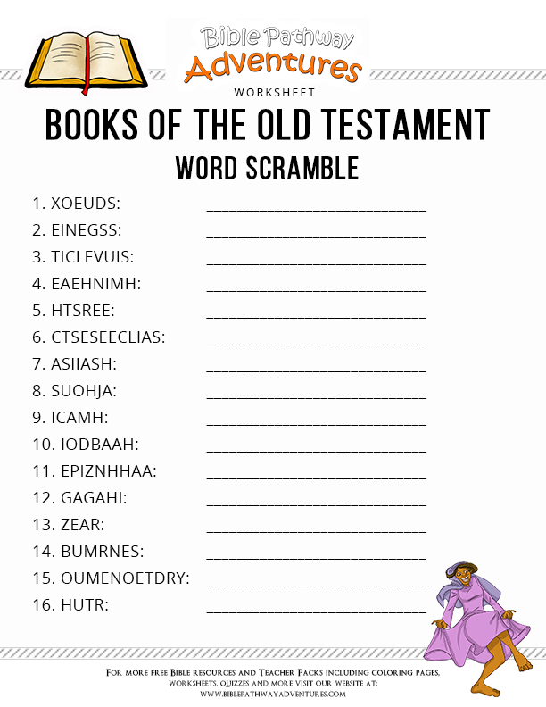 Printable Bible Worksheets Printable Worksheets