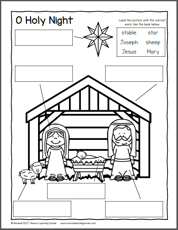 Printable Birth Of Jesus Worksheets Printable Word Searches