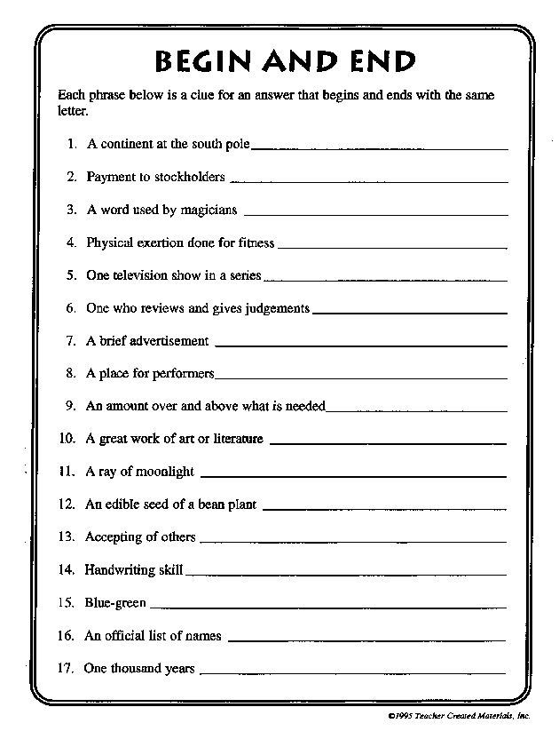 Printable Cognitive Activities For Adults Printable Worksheets