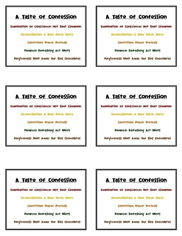 Printable Examination Of Conscience Worksheet Printable Templates