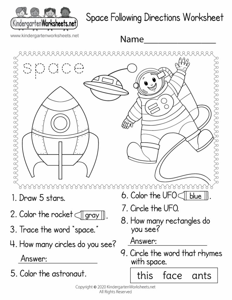 Printable Following Directions Worksheets Pdf Printable Worksheets