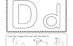 Printable Letter D Worksheets Pdf Worksheet Mart Printable Worksheets