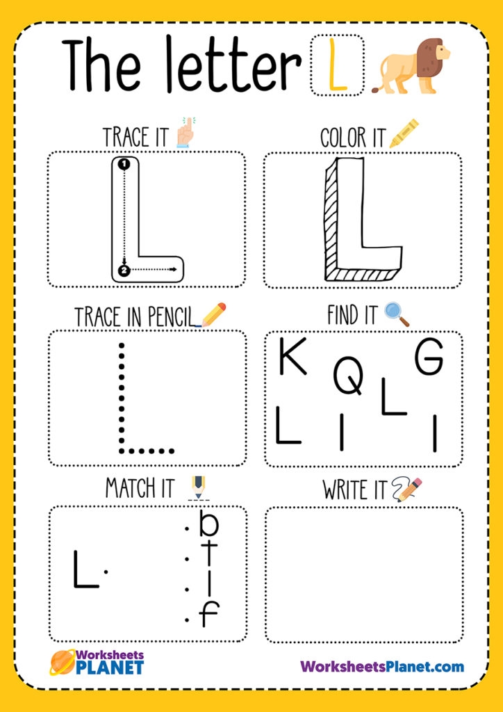 Printable Letter L Worksheets LettersWorksheets