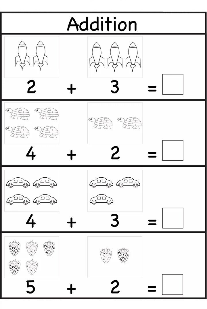 Printable Math Worksheets For Preschoolers