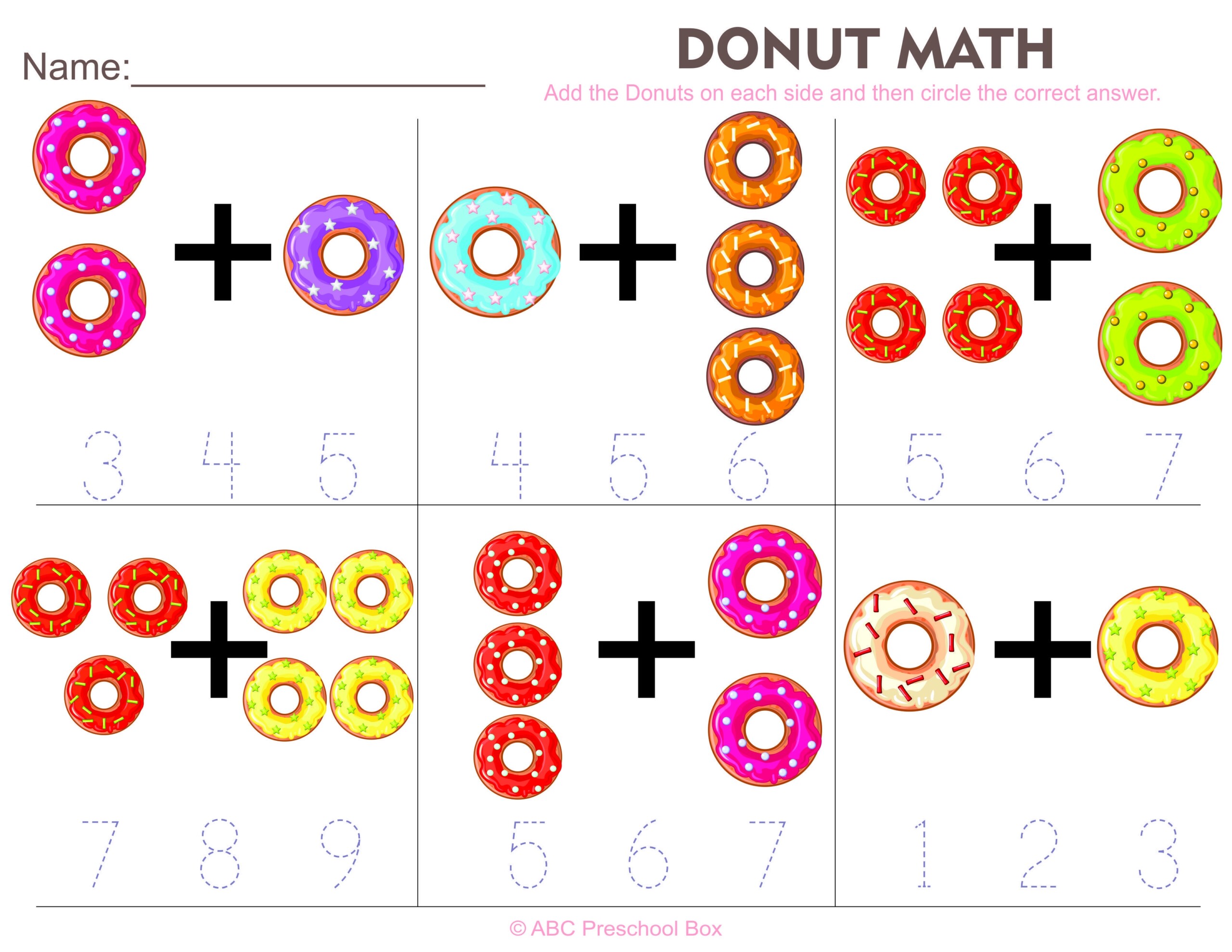 Printable Mathematics Worksheets For Kindergarten Kindergarten