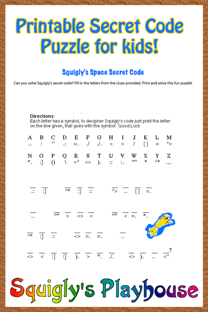 Printable Secret Code Worksheets Peggy Worksheets