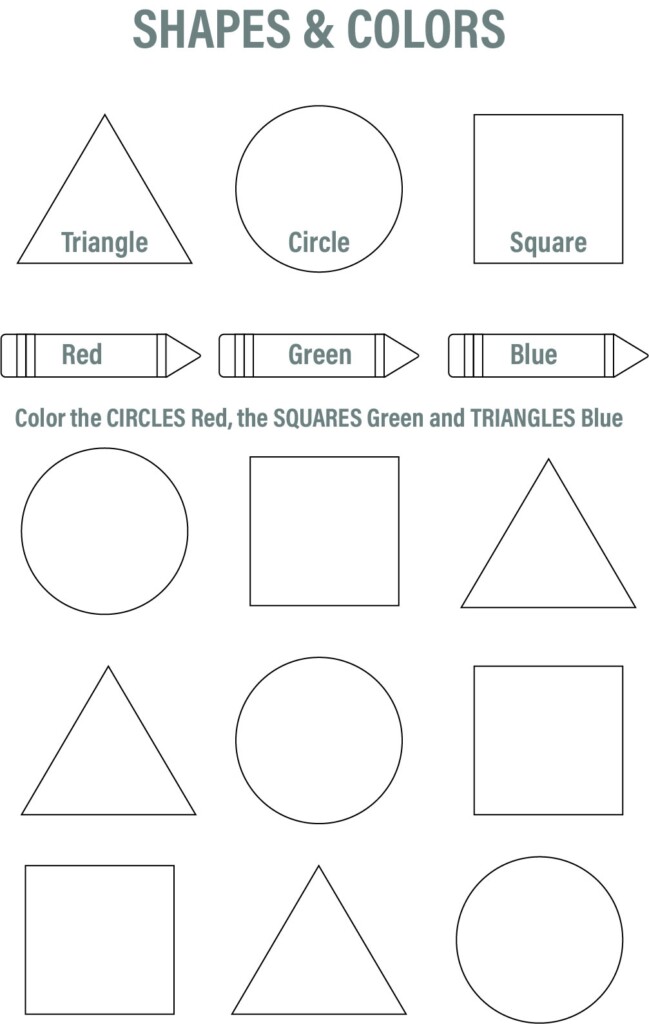 Printable Shape Worksheets