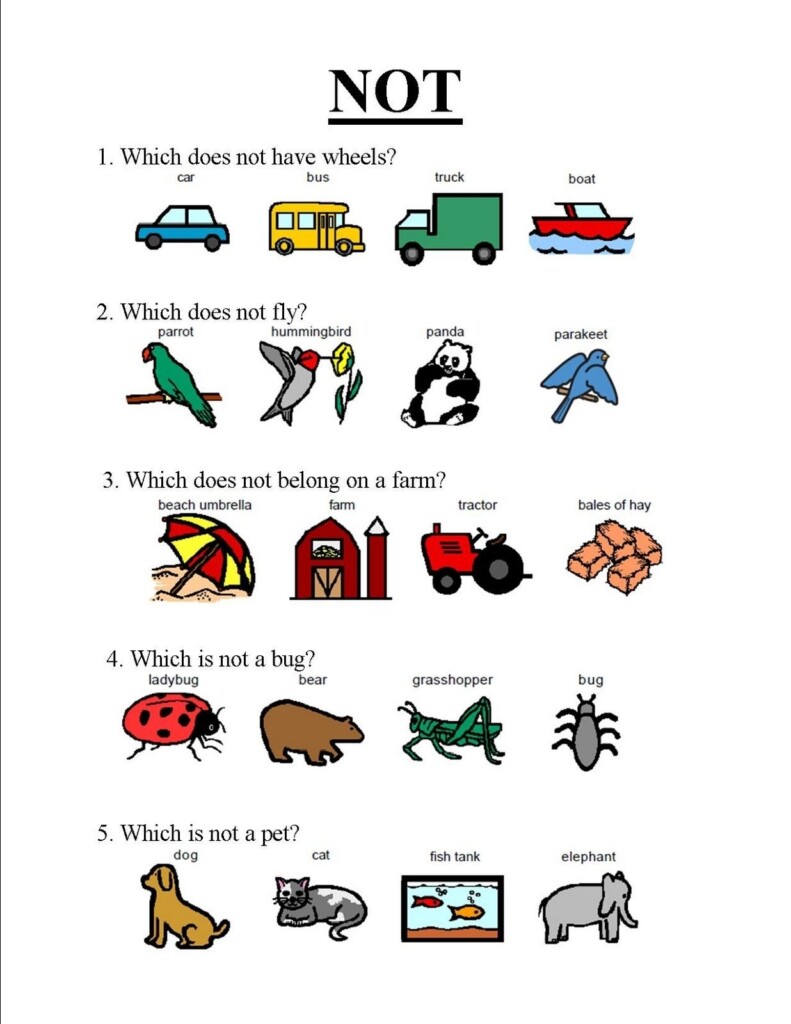 Printable Stroke Speech Therapy Worksheets Printable Worksheets