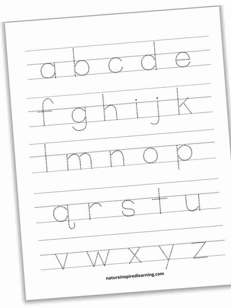 Printable Tracing Alphabet Worksheets A Z Infoupdate