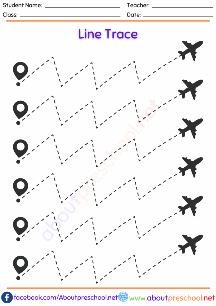 Printable Tracing Lines Worksheets Worksheets Library