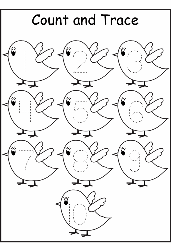 Printable Tracing Numbers Worksheets Printable Calendars AT A GLANCE