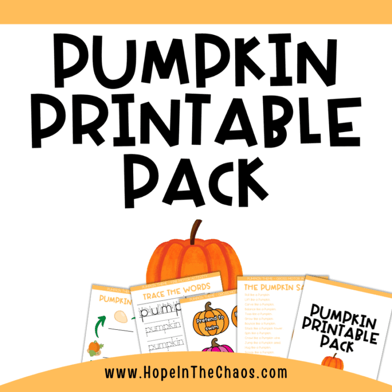 Pumpkin Printable Worksheets Hope In The Chaos