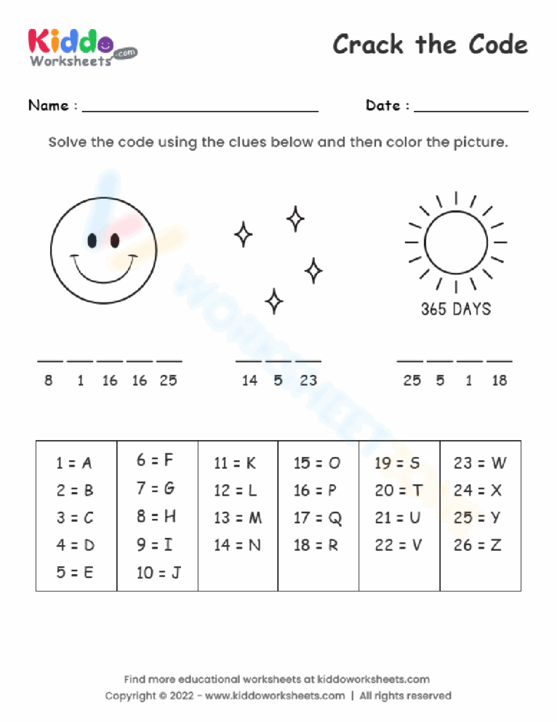 Rainbow Secret Code Word Cards Editable Printable Worksheets Library
