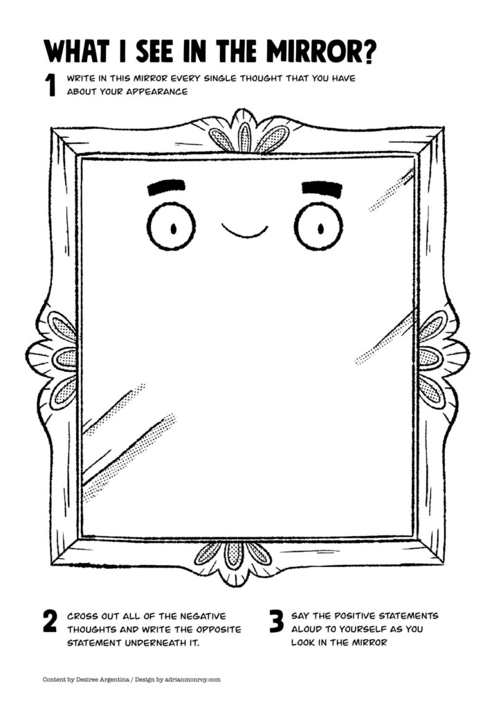 Self Esteem Worksheets For Kids Free Printable Peggy Worksheets