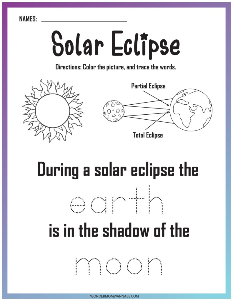Solar And Lunar Eclipses Online Worksheet For 4 You Can Do The 