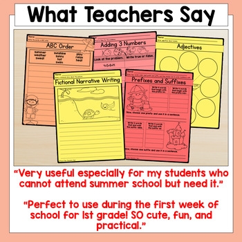 Summer Printable Worksheets By Jessica Tobin Elementary Nest TpT