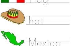 Template Mexico For Kids Kindergarten Social Studies Mexico Printable 