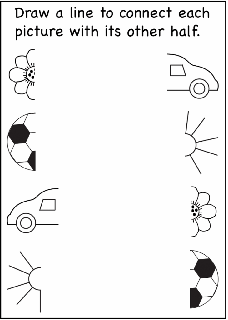 Worksheets For 3 Year Olds Worksheets For 3 Years Old Kids Activity 